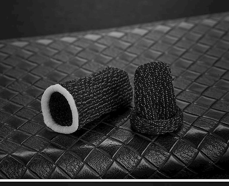 套王者荣耀超神手游触摸屏手套游戏透气黑色指套两对升级银纤维材质