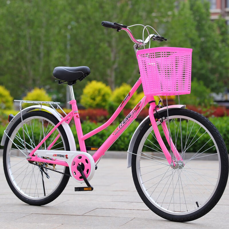 24寸自行车26普通款女轻便小型女式淑女成年大人女士网红学生单车