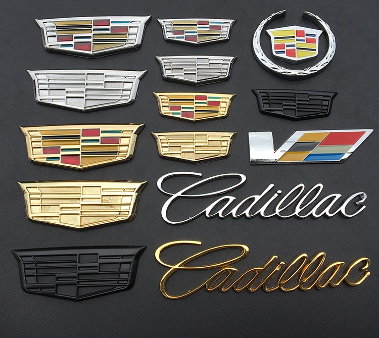 凯迪拉克车标srx侧标xts标志ct6车身贴cts车窗标xt5车贴atsl改装c柱