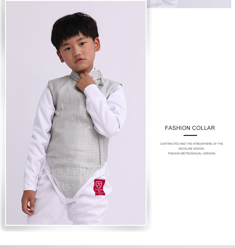 花剑金属衣 儿童击剑服 击剑器材 可参加全国比赛 可印字sn0317 48码