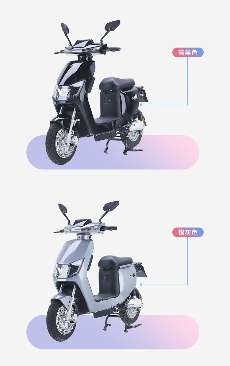 新款酷顺新国标电动自行车可上牌48v女外卖车北京上海长跑王 旗舰版