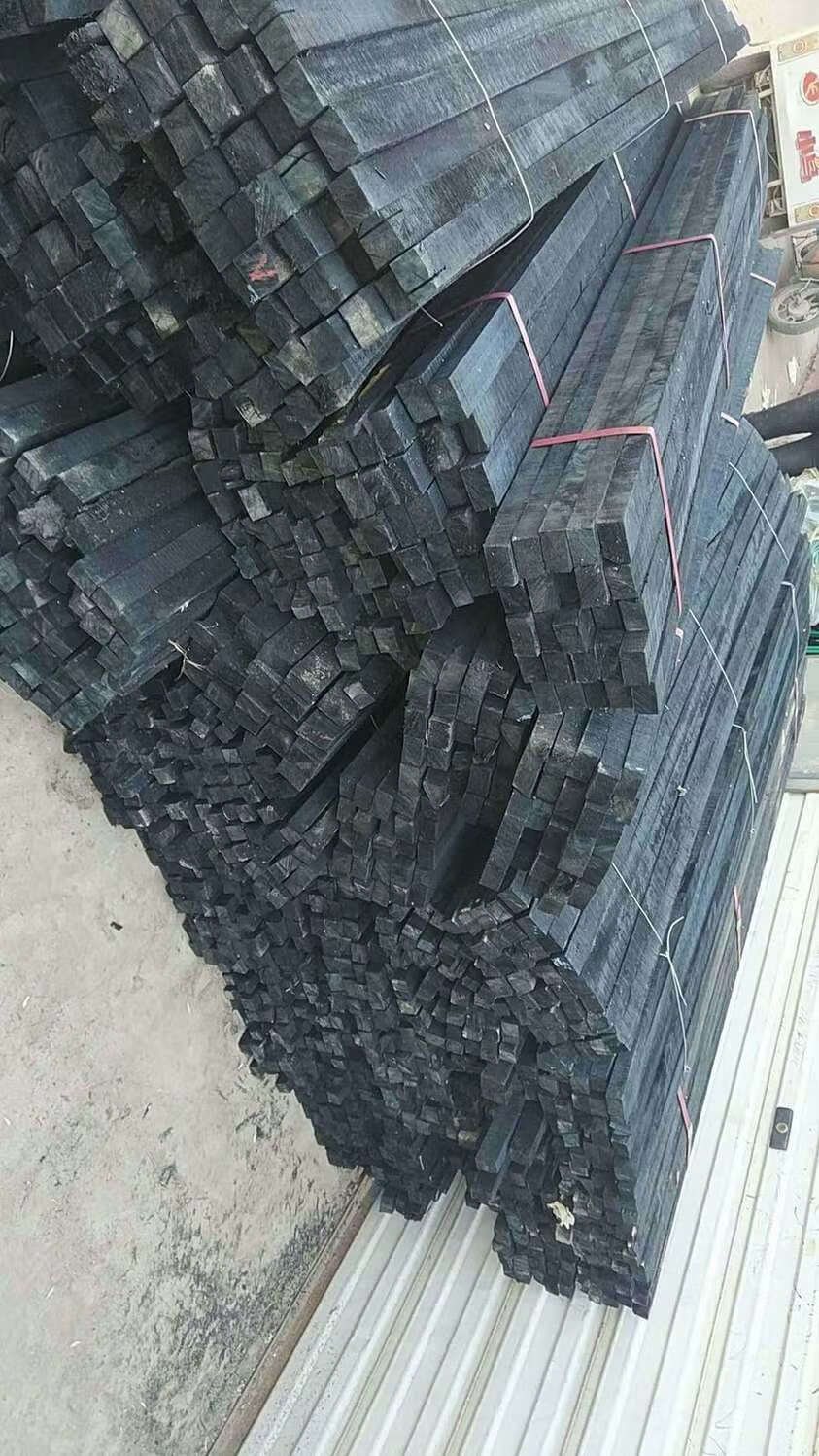 惠利得 风管垫木管道垫木防腐垫木黑色防腐木条 中央空调风管防腐垫木