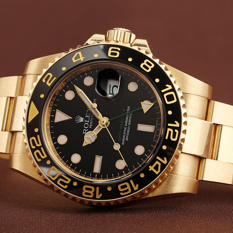 【二手95新】劳力士116718-ln-78208黑盘格林尼治型ii系列自动机械