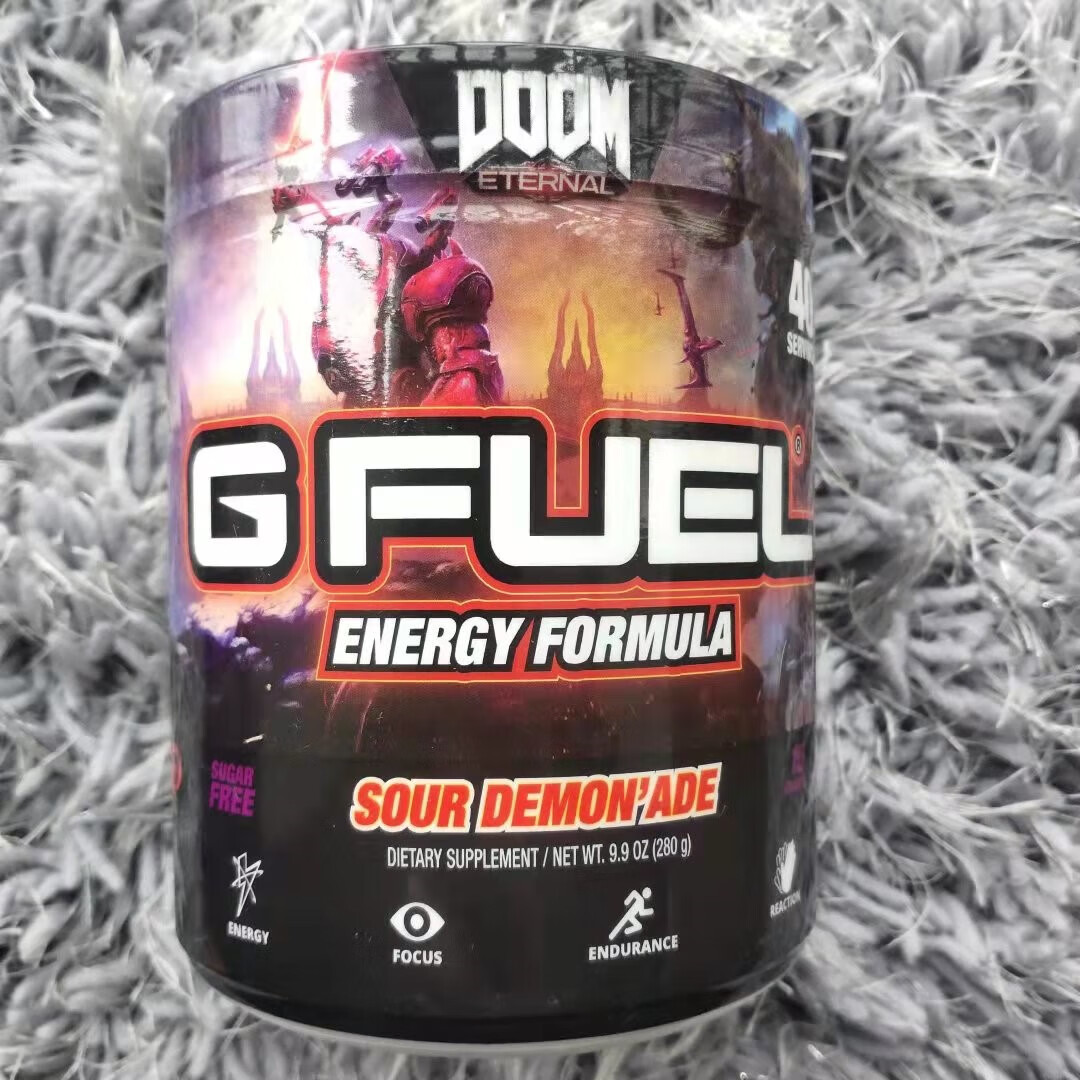 国现g fuel摇杯美国能量饮40份gfuel电竞饮料冲剂xqc-l 蓝色【图片