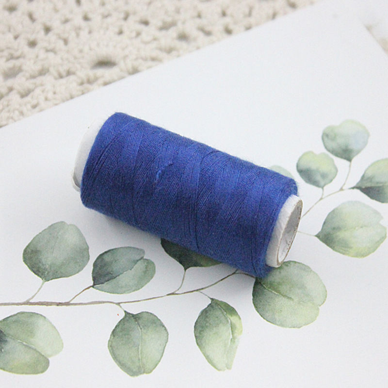 多色优质家用缝纫线手缝线 彩色线团缝衣服针线一卷大概200米 米黄色