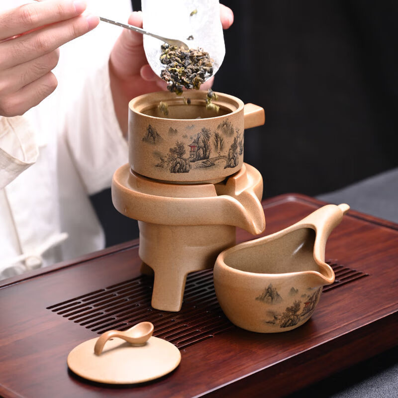 懒人全自动茶具套装家用整套茶杯茶壶茶海陶瓷功夫茶泡茶神器高档