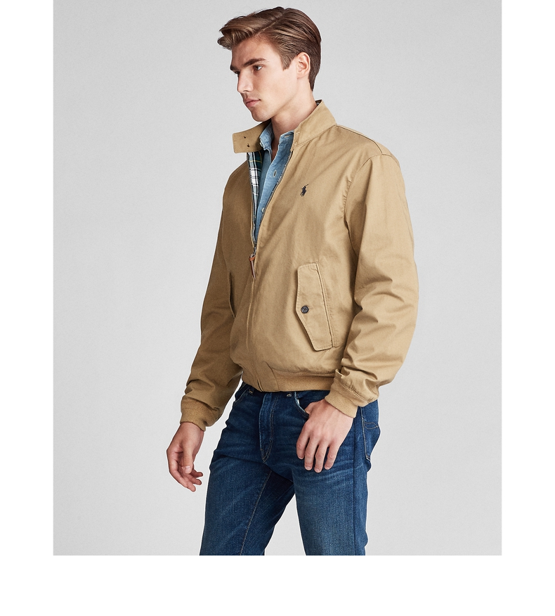 ralph lauren/拉夫劳伦男装 经典款斜纹夹克rl12020 260-棕色 l