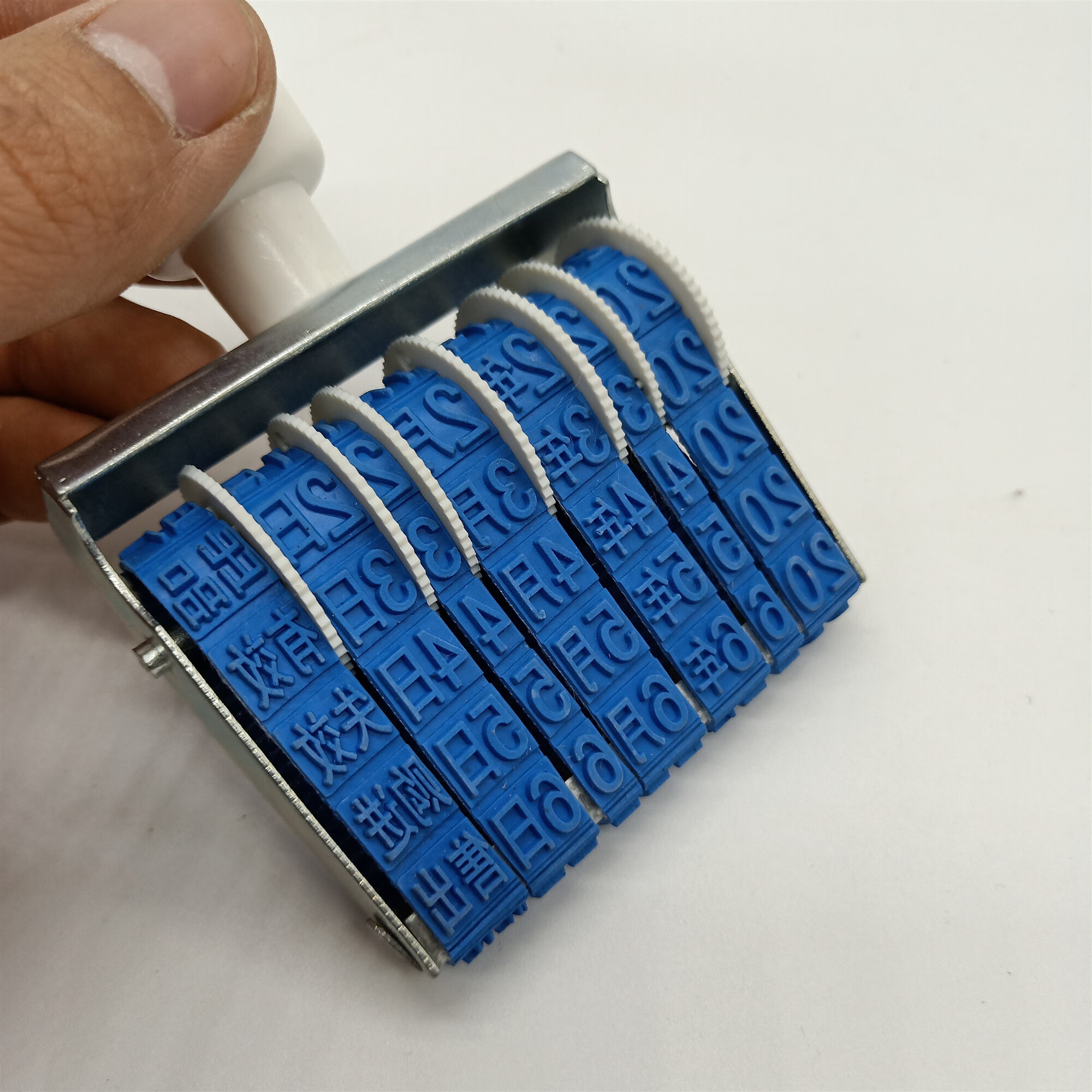 大号转轮日期印章生产日期可调节胶皮章转轮印年月日包装数字