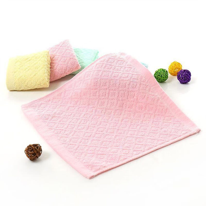 棉口水巾新生儿洗脸毛巾棉儿童毛巾洗脸小方巾小毛巾婴儿方巾幼儿园