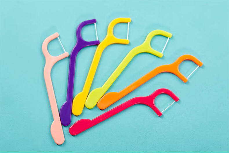 flossy儿童牙线棒60支日本进口宝宝牙线专用超细水果口味独立包装旗舰