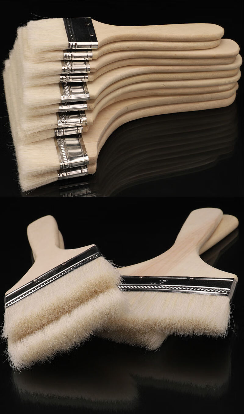 羊毛刷小刷子软毛油漆刷烧烤刷清洁扫灰刷烘焙刷绘画水性涂料刷p 2寸