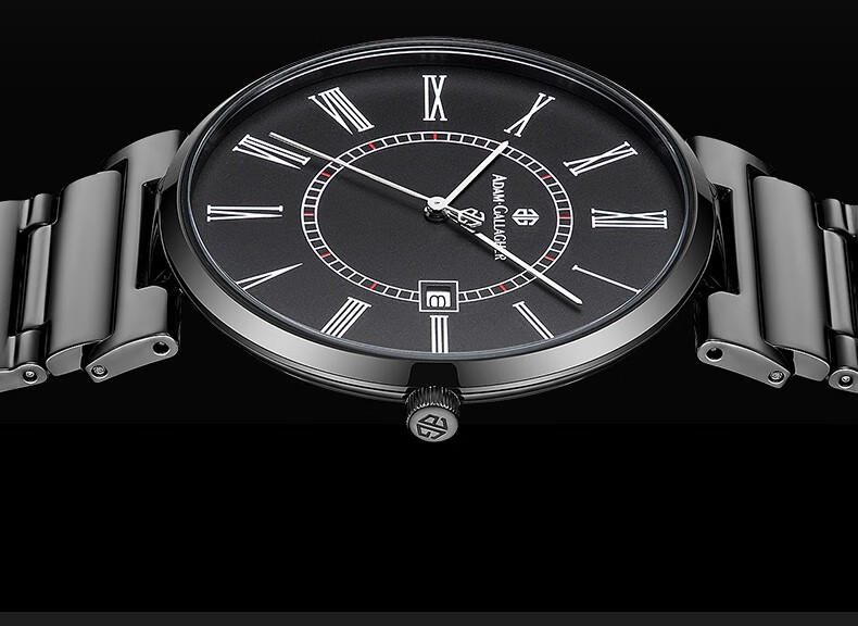 意大利品牌adamgallagher(ag)男士手表男款简约时尚商务石英腕表超薄