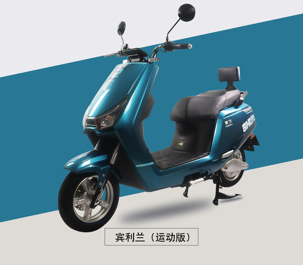豪顺haoshun电动车牛系豪华高能版60v72v20ah电动摩托车成人两轮代步