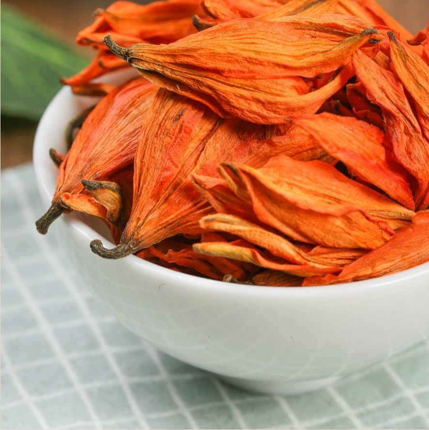 百合花茶百合花干茶女性泡茶泡水喝精选养生茶搭桂花玫瑰 百合花 买一