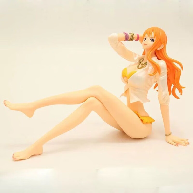 海贼王手办动漫周边模型玩具摆件泳装女帝娜美艾斯微微卡莉法罗宾
