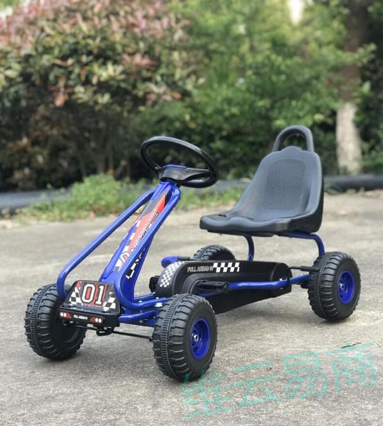 2020新款儿童卡丁车四轮脚踏车可坐男女宝宝4至9岁儿童健身自行车脚蹬