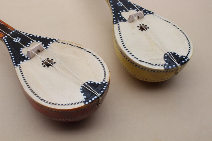 哈萨克族冬不拉乐器新疆少数民族弹拨乐器初学级演奏级冬布拉 60厘米