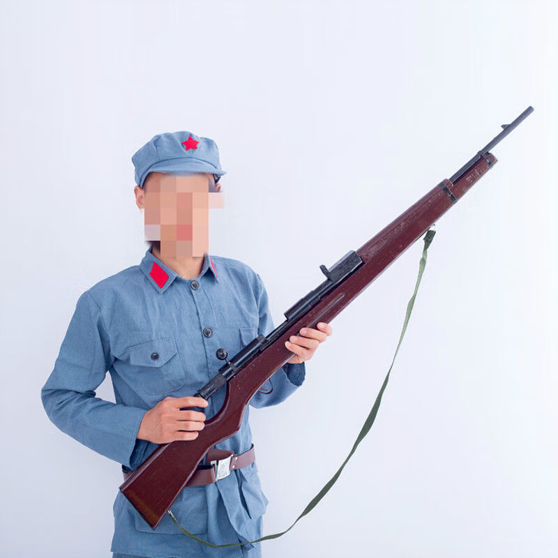 影视舞台话剧八路军道具枪三八大盖木制木红军枪 1.