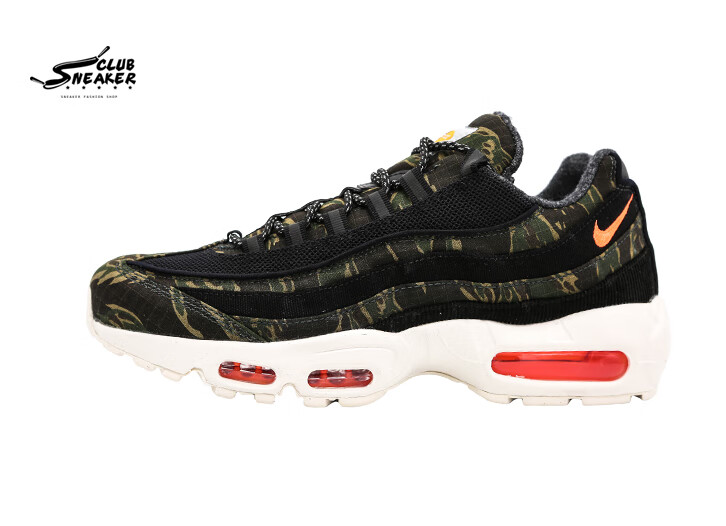 耐克(NIKE) Air Max 95 x Carhartt WIP联名军事虎纹迷彩休闲运动气垫 ...
