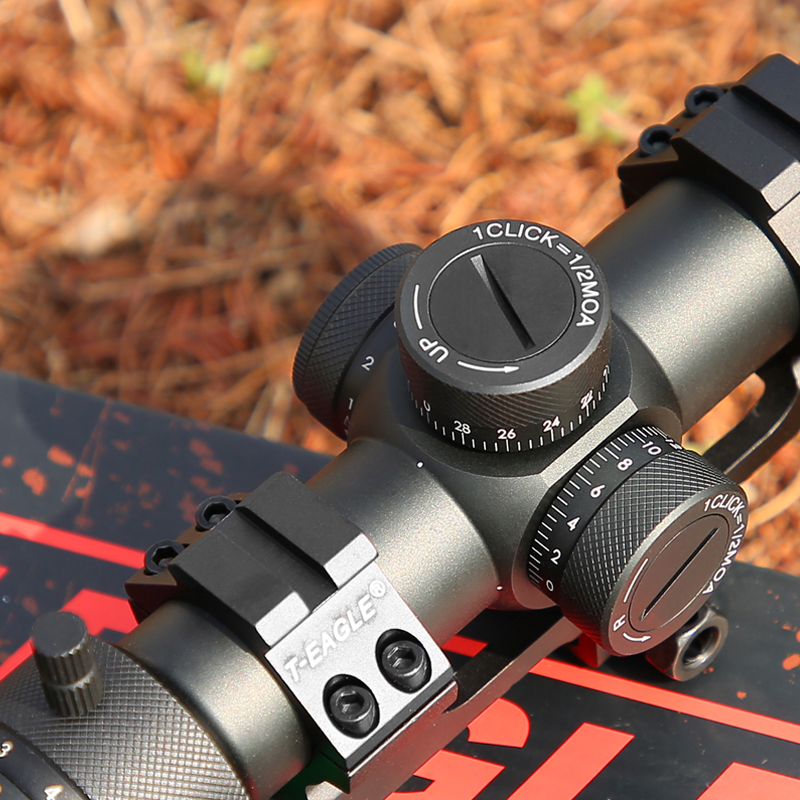 teagle突鹰er126x24ir狼棕瞄准镜高抗震高清晰十字镜防水充氮薄壁微光
