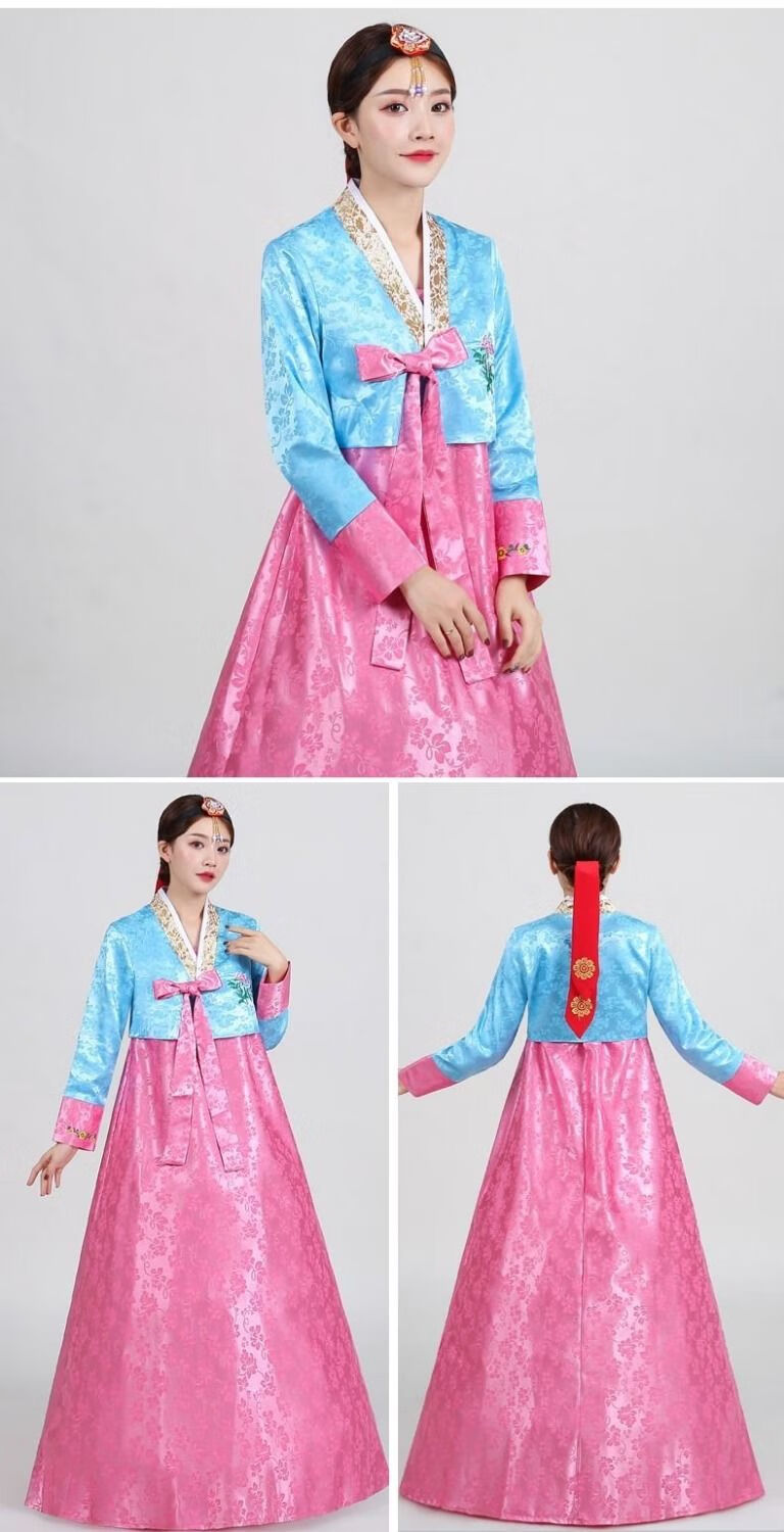 阿亨古装公主少数民族朝鲜族演出服小品韩服女装朝鲜演出服装舞台舞蹈