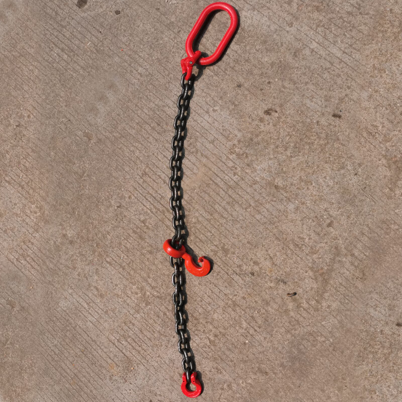 卸钢筋专用吊具吊车行车组合起重链挂钩捆绑链条吊钩爪钩滑移钩双链10