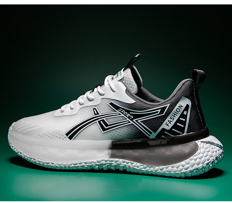 飙山狼网鞋男夏季2022年新款男士运动鞋潮流莆田爆米花软底户外椰子鞋