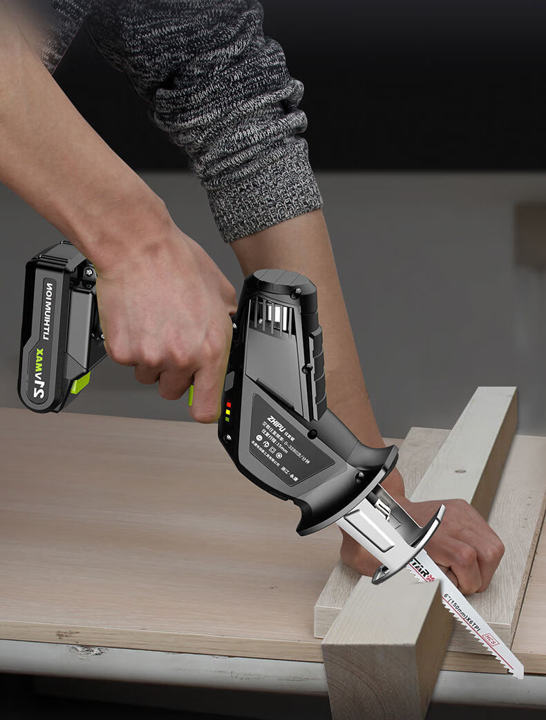 锂电锯德国芝浦锂电往复锯充电式电动马刀锯手锯子小型手持户外伐木