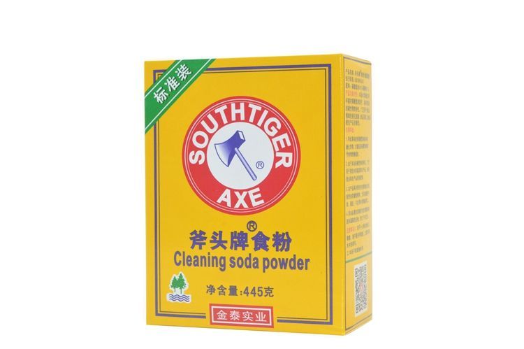 斧头牌食粉445g 嫩肉粉食用小苏打粉 复合膨松剂烘焙 家用清洁剂 食粉