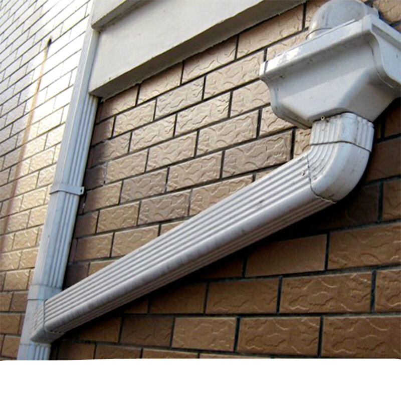 别墅屋外墙雨水下水管pvc方形雨水管排水管落水管塑料管排水系统 pvc