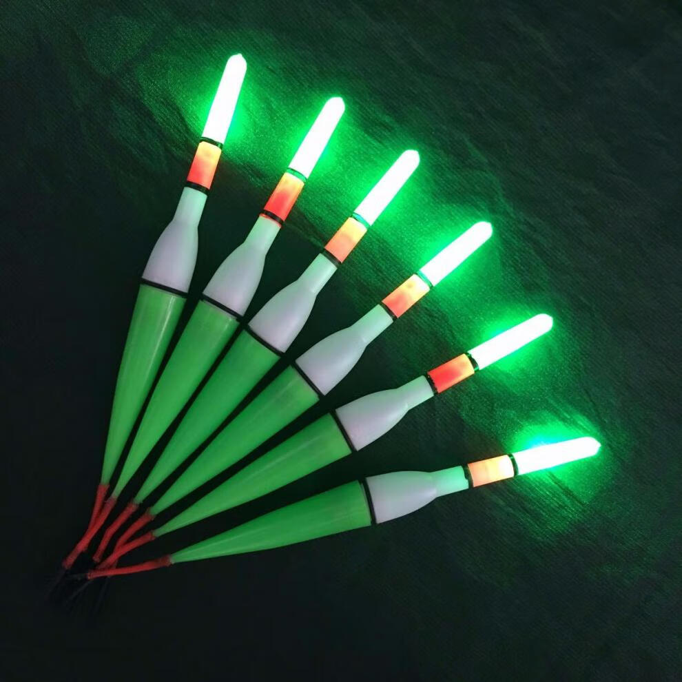 f电子漂日夜两用超亮夜光漂带电池塑料鱼漂浮漂渔具立式漂钓鱼用品音