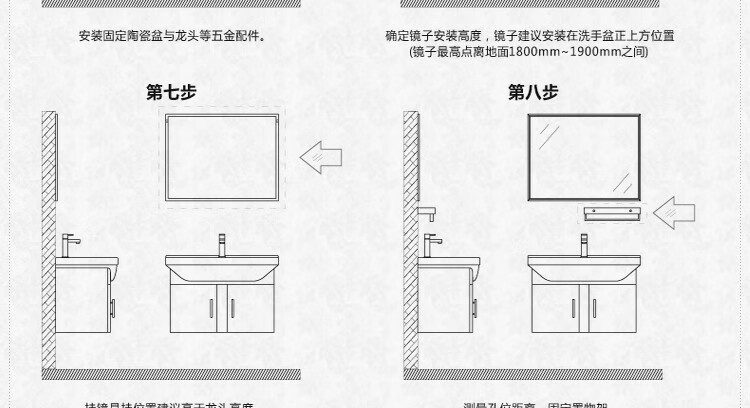 洗漱台安装图解图片