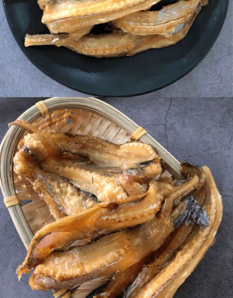 香酥龙头鱼干500g250g特产海鲜零食小吃即食鱼干原味烤鱼片原味香酥款