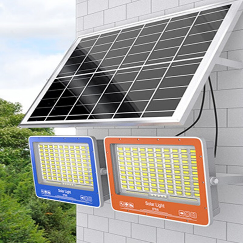 赛柯盾 新款太阳能庭院灯家用投光灯一拖一照明灯 户外壁灯一拖二