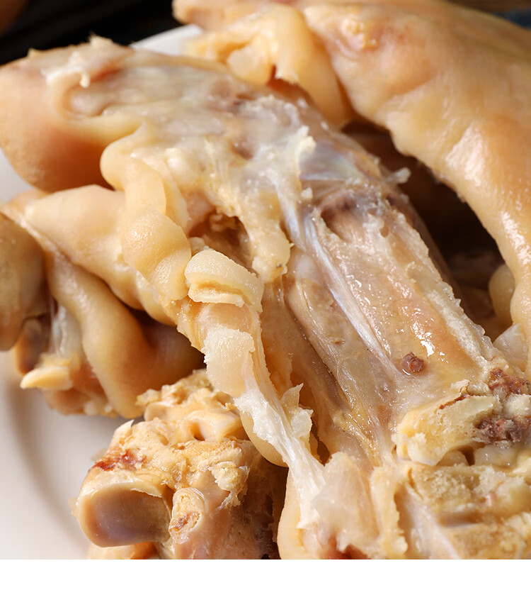 新款江苏省镇江市句容茅山特产手工腌制生咸猪爪猪手一斤半两个装 斤