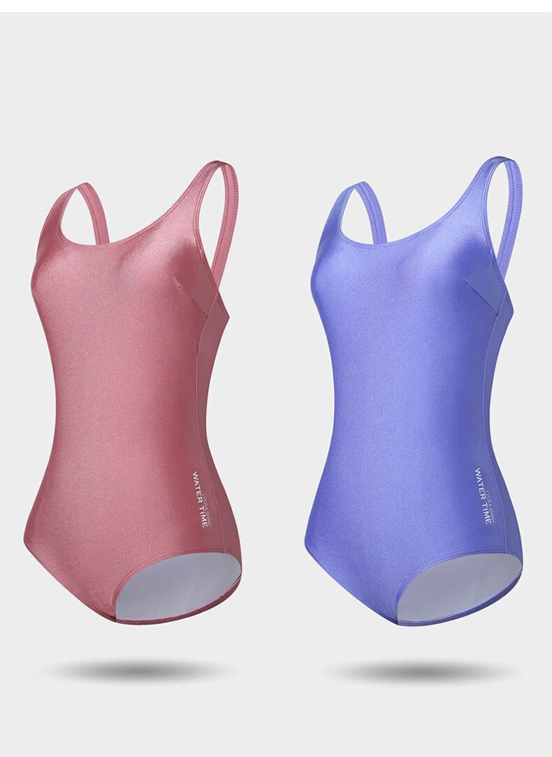 watertime泳衣女夏季连体高级感性感显瘦遮肚纯欲风吊带温泉泳装x0a