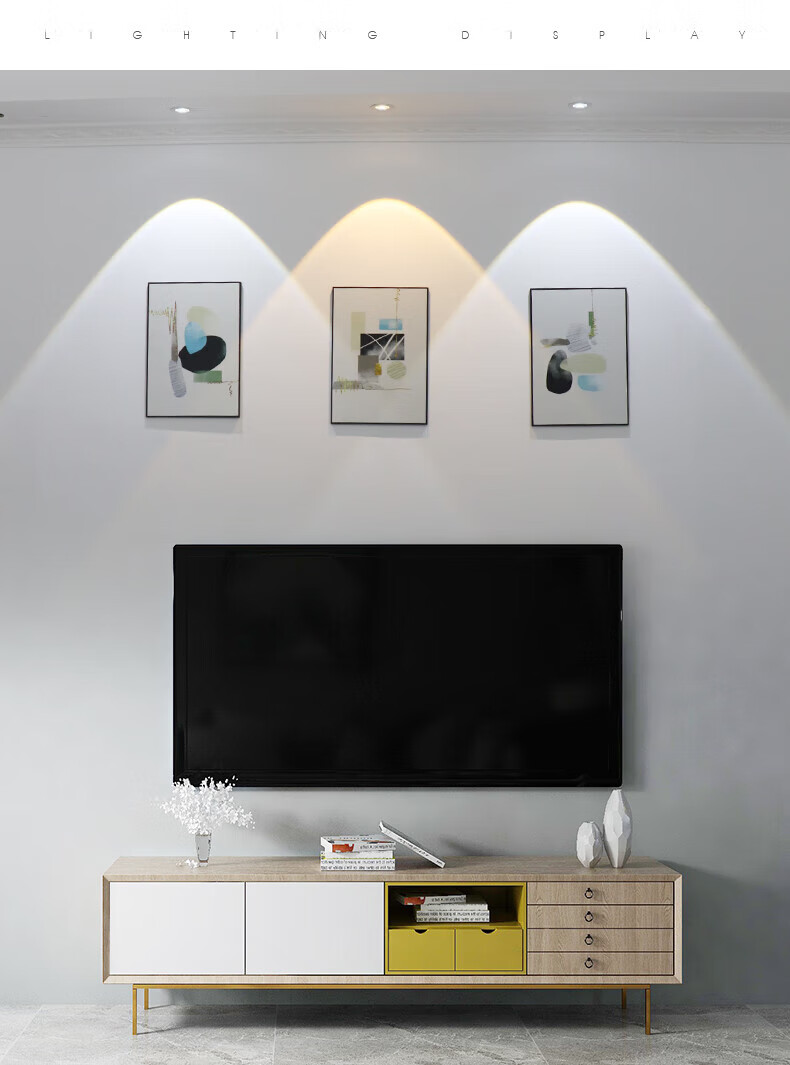 同款嵌入式电视沙发背景灯客厅吊顶牛眼灯筒灯小山丘射灯led天花灯