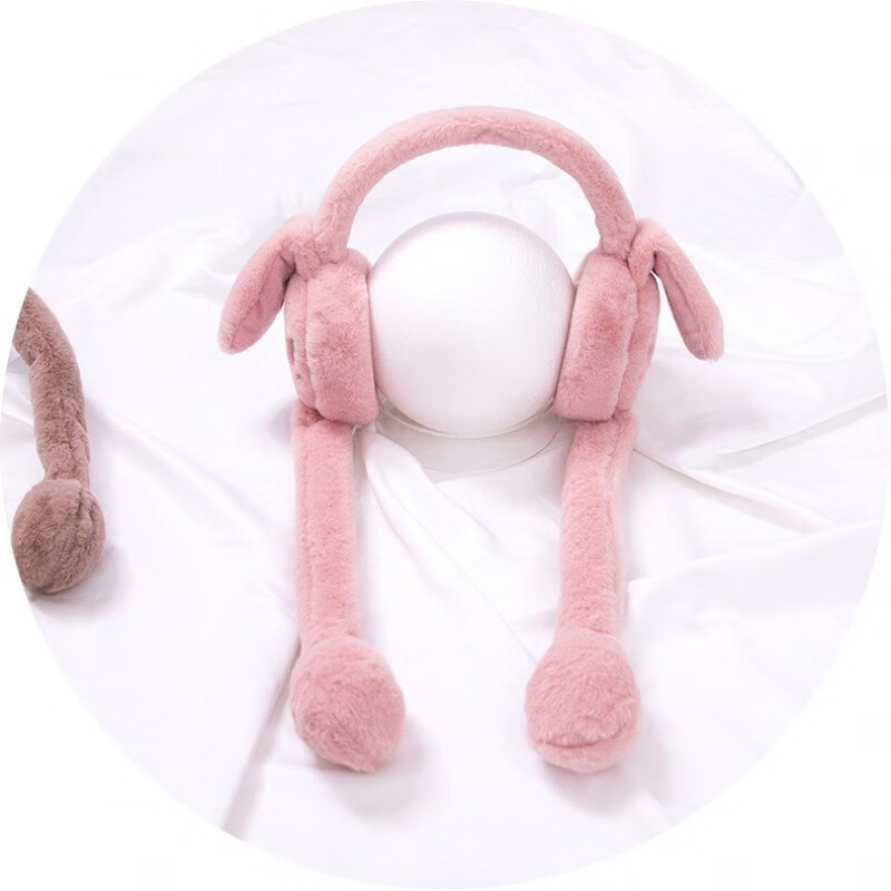 护耳朵女生神器冬天兔子耳朵会动耳罩保暖耳包2020年冬季护耳朵神器
