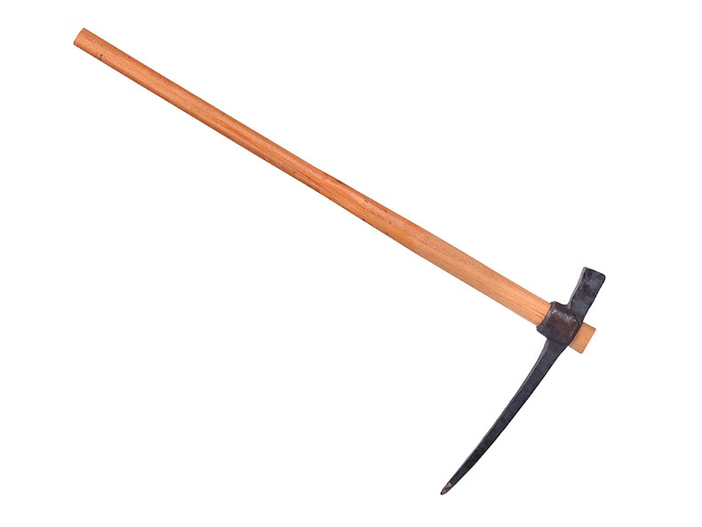 娴雅手工锻打挖石头挖煤矿镐头锄岩锄农用采挖树根工具洋镐尖镐锻打岩