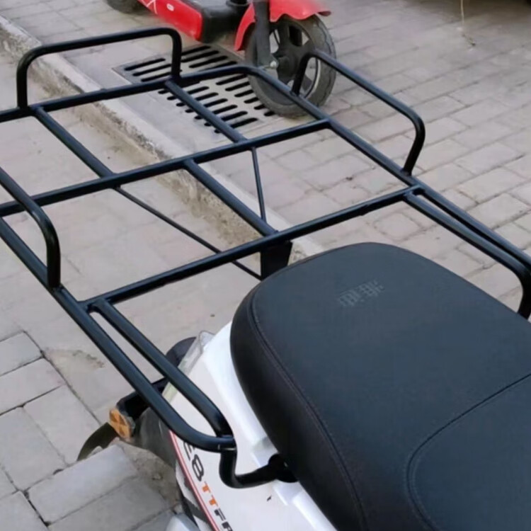 雅迪e8尾架e9货架台铃400支架莱达后货架外卖支架电动车尾架定制 t5