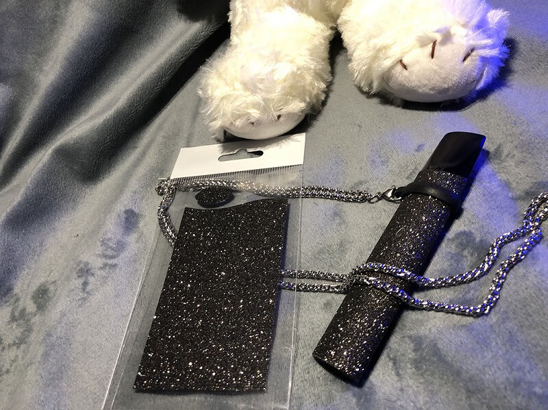 闪粉一代烟杆贴纸磨砂贴膜电子器烟relax杆悦客锐克四代 粉蓝 半透明