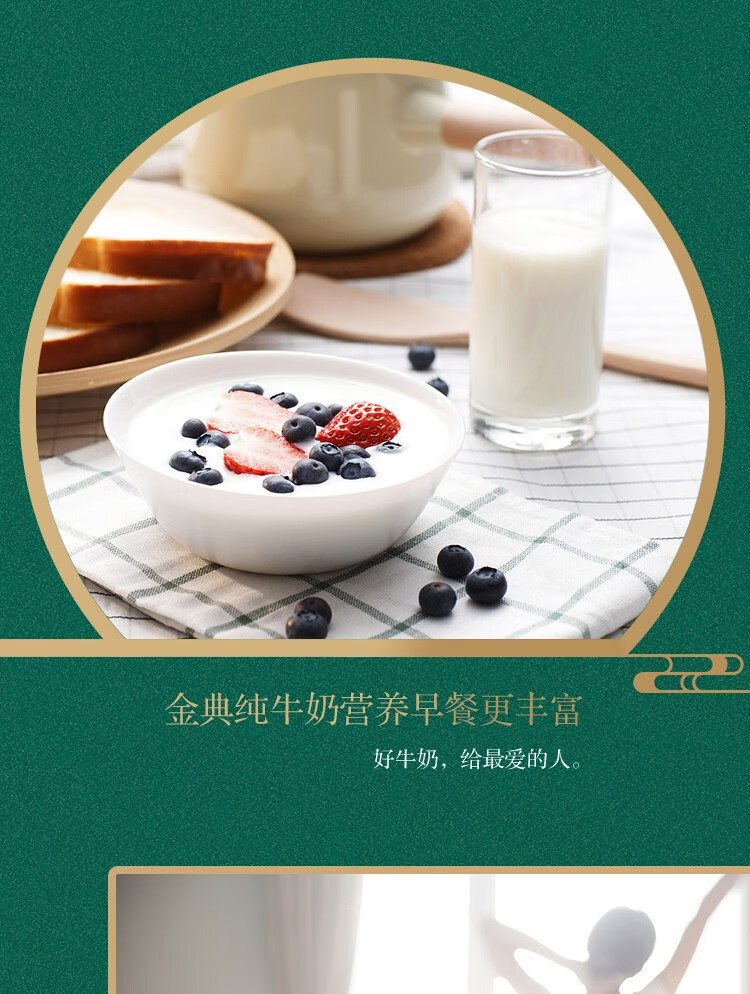 25973-伊利金典纯牛奶饮品250mlx12盒\/提儿童学生成人老人早餐奶原味常温(礼盒装)-详情图
