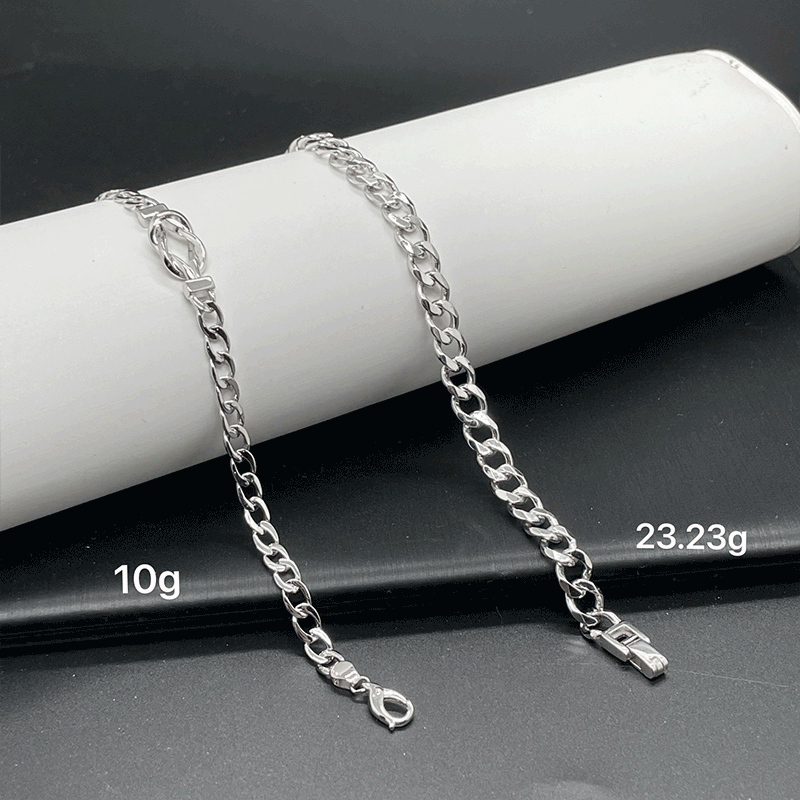 pt950铂金手链男士白金手链男款定制定金其他规格联系客服