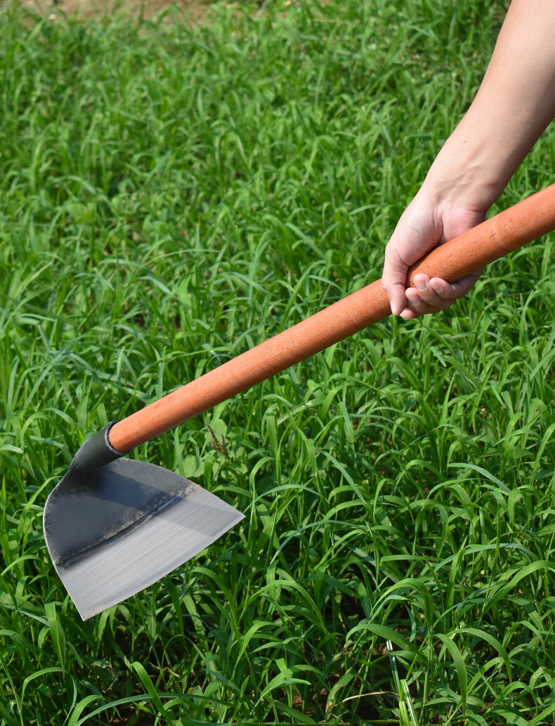 定制锄头除草神器工具家用锄草农用挖地多功能锰钢铲锄子农田松土铲草