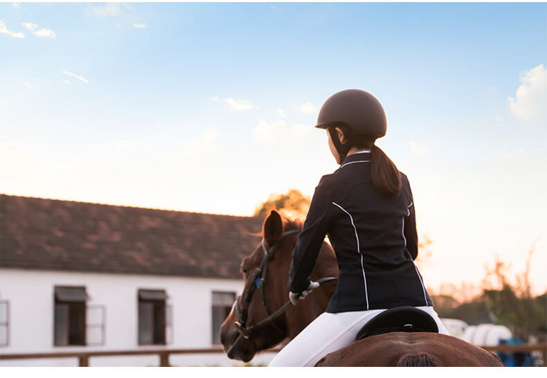 迪卡侬马术竞赛服女骑士骑马服竞赛西服西装正装jk制服fou m-l/42