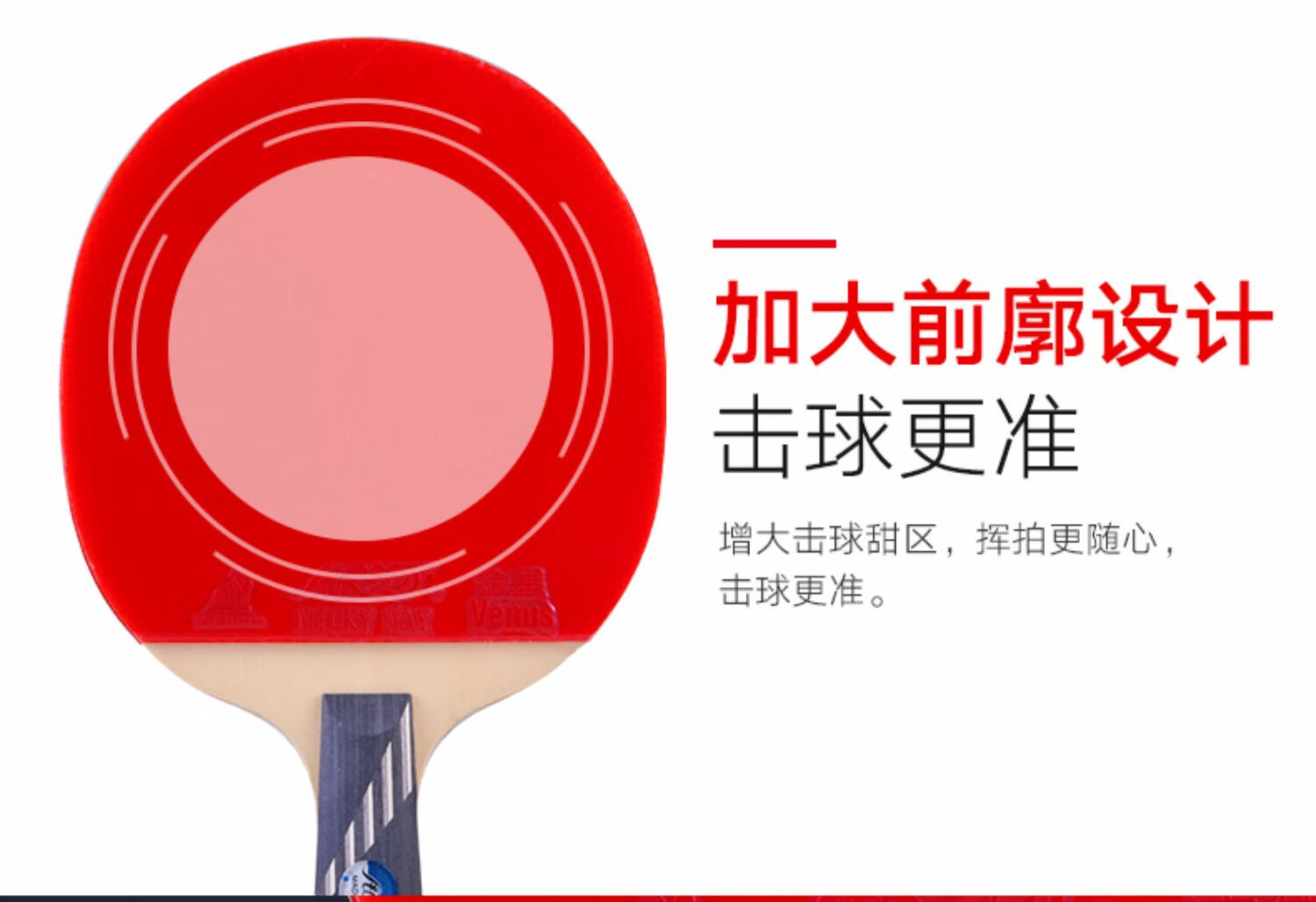 乒乓球拍单拍专业级10星1只进攻型直拍横拍学生兵乓球拍9星直拍一支带