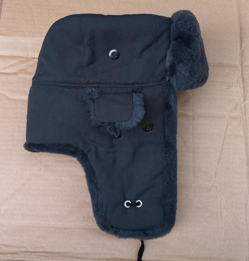 寒区皮帽 厚实暖和的寒区皮毛一体冬季防寒皮帽 头围54 寒区地勤皮帽