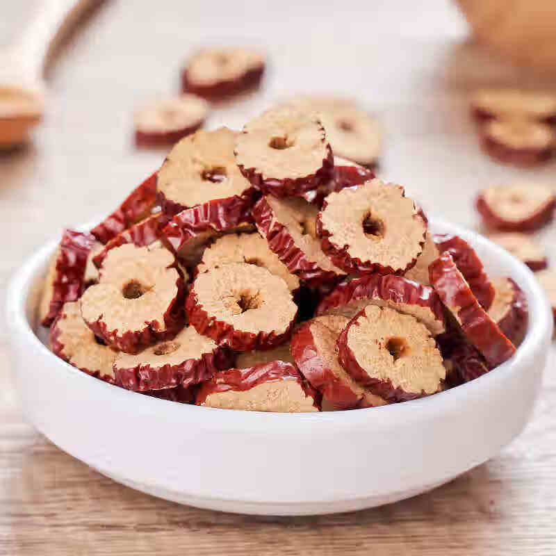 新疆无核红枣干片枣脆片枣圈红枣片泡水干吃脆酥 红枣干买一斤 一斤