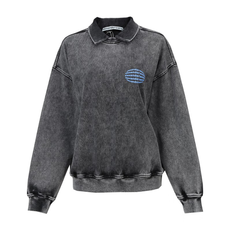 alexander wang 亚历山大王 女款卫衣 休闲长袖 ucc1221490678 黑色