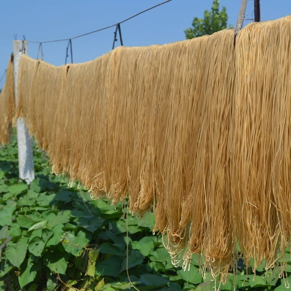 河南特产红薯粉条细粉宽粉酸辣粉粉丝地瓜粉红薯粉纯手工农家自制手工